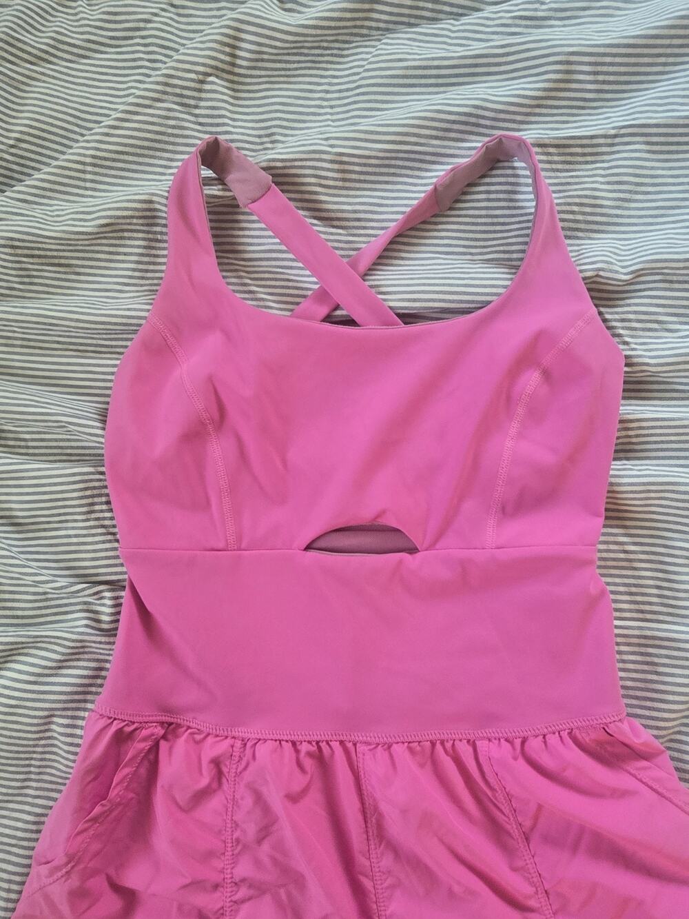 Free People FP Movement Righteous One Piece pink jumpsuit women's size XS Comfy